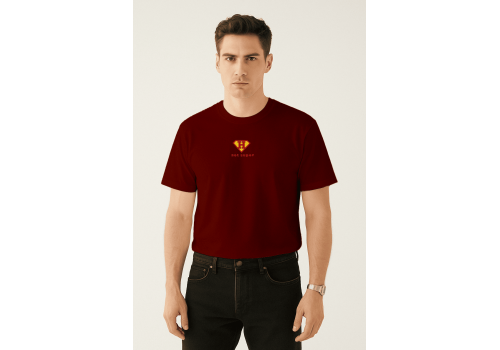 'Human' Nakışlı, Erkek Regular Size Tshirt Bo 'Human' Nakışlı, Erkek Regular Size Tshirt Bo
