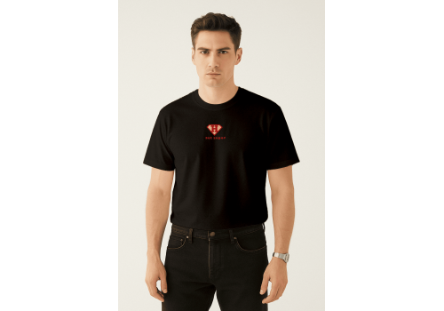 'Human' Nakışlı, Erkek Regular Size Tshirt S 'Human' Nakışlı, Erkek Regular Size Tshirt S