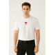 'Human' Nakışlı, Erkek Regular Size Tshirt W 'Human' Nakışlı, Erkek Regular Size Tshirt W