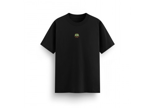 'Life Stream' Nakışlı, Erkek Regular Size Tshirt S 'Life Stream' Nakışlı, Erkek Regular Size Tshirt S