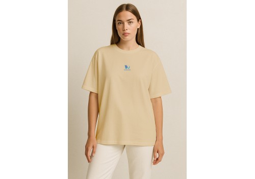 'Airbender' Nakışlı, Kadın Oversize Tshirt Bj 'Airbender' Nakışlı, Kadın Oversize Tshirt Bj