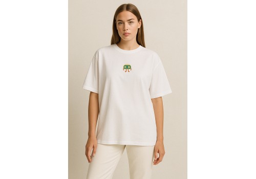 'Life Stream' Nakışlı, Kadın Oversize Tshirt W 'Life Stream' Nakışlı, Kadın Oversize Tshirt W