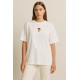 'Unknown Origin' Nakışlı, Kadın Oversize Tshirt W 'Unknown Origin' Nakışlı, Kadın Oversize Tshirt W