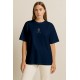 'Wrap Star' Nakışlı, Kadın Oversize Tshirt Lac 'Wrap Star' Nakışlı, Kadın Oversize Tshirt Lac
