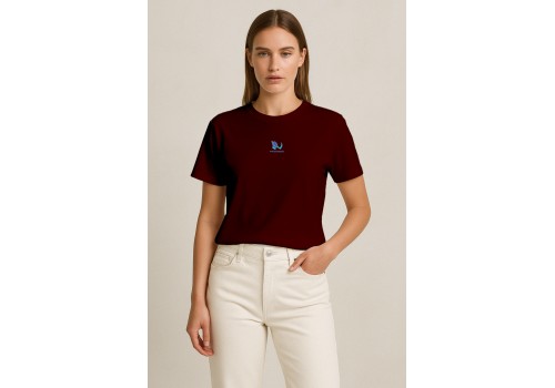 'Air Bender 2.0' Nakışlı, Kadın Regular Tshirt Bo 'Air Bender 2.0' Nakışlı, Kadın Regular Tshirt Bo