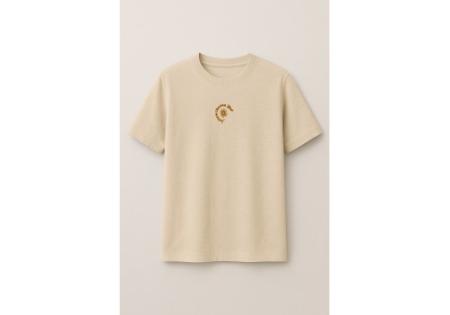 'Follow The Sun' Nakışlı, Kadın Regular Tshirt Bj 'Follow The Sun' Nakışlı, Kadın Regular Tshirt Bj