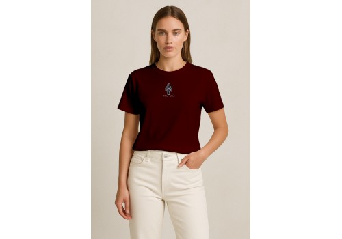 'Wrap Star' Nakışlı, Kadın Regular Tshirt Bo 'Wrap Star' Nakışlı, Kadın Regular Tshirt Bo