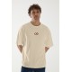'Dedication' Nakışlı, Erkek Yarım Oversize Tshirt Bj 'Dedication' Nakışlı, Erkek Yarım Oversize Tshirt Bj