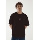 'Follow The Sun' Nakışlı, Erkek Yarım Oversize Tshirt S